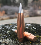 Rocky Mountain bullets copper jacked aluminum tip rebated boat tail projectile