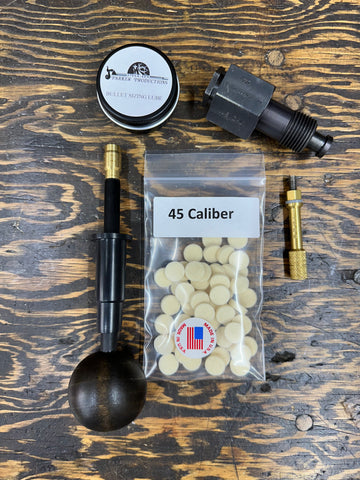 45 Cal CVA & ENDURA, PARAMOUNT & ACCURA Bullet to Bore Starter Kit      NOW WITHOUT BULLETS